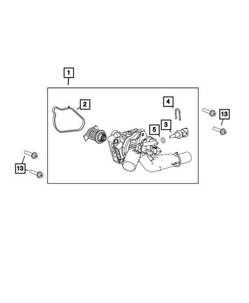 Water Pump and Related Parts for 2023 Jeep Renegade #0