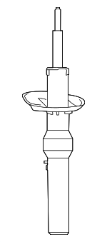 98133304114 - Suspension: Strut for Porsche: Cayman Image