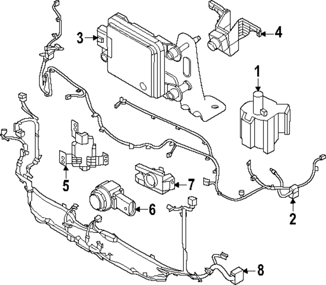 99310L1840XB9 - : Park Sensor for Hyundai Image