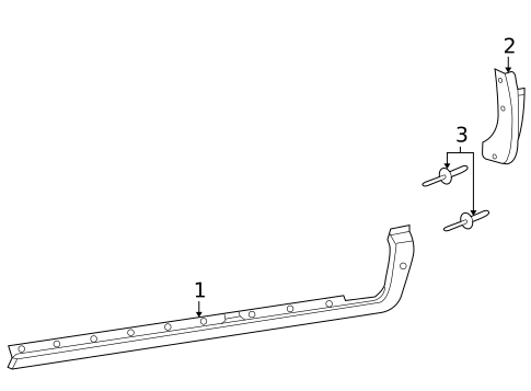 Exterior Trim - Cab for 2009 Dodge Dakota #0