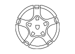 99736215700 - : Wheel for Porsche: 911, Boxster, Cayman Image