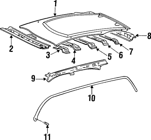 7138129200 - : Side Rail for Hyundai: Elantra Image