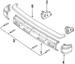 6202437G00 - : Face Bar for Nissan: D21 Image