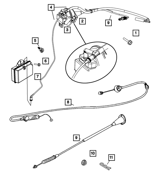 52124035AD - Fuel: Speed Control Servo Bracket for Mopar Image image