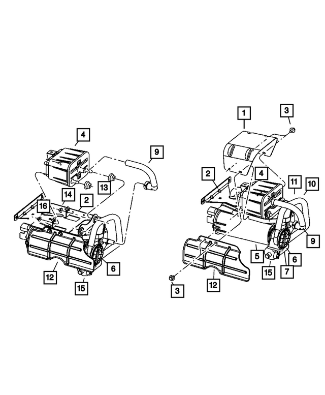 52113724AB - Emission Systems: Vapor Canister Cover for Mopar Image