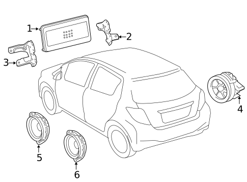 Sound System for 2016 Toyota Yaris #0