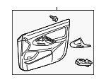 6761006D90B0 - Body: Door Interior Trim Panel for Toyota Image image