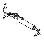 37106882655 - Suspension: Stabilizer Bar for BMW: 740i, 750i, 750i xDrive Image