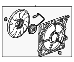 25931645 - Cooling System: Fan Shroud for Cadillac: SRX Image