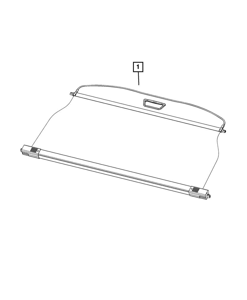 Jeep Grand Cherokee Tonneau Cover - 6FW02DX9AB | MoparOnlineParts