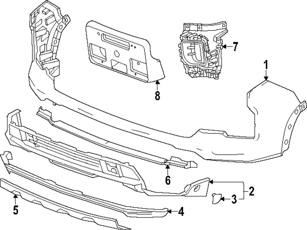 2024-2025 Chevrolet Lower Cover 84913620 | TascaParts.com