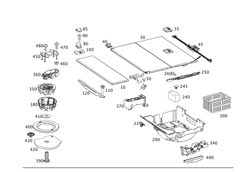 Load Compartment Floor for 2011 Mercedes-Benz E350 #0