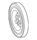 2560303100 - Engine: Vibration Damper for Mercedes-Benz Image
