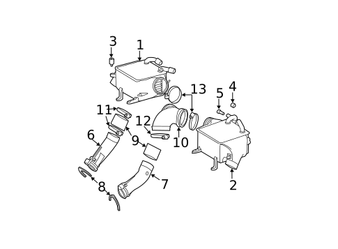 Intercooler for 2012 Mercedes-Benz CL600 #0