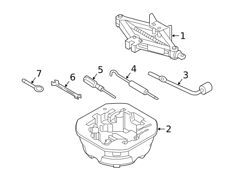 Jack & Components for 2023 Kia Rio #0