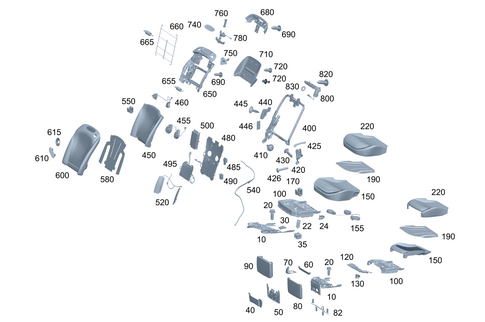 Individual Seats for 2026 Mercedes-Benz S500 #0