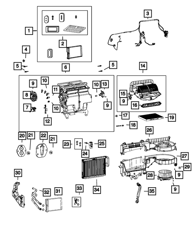 68163781AA - Air Conditioners and Heaters: Air Temperature Sensor for Mopar Image image