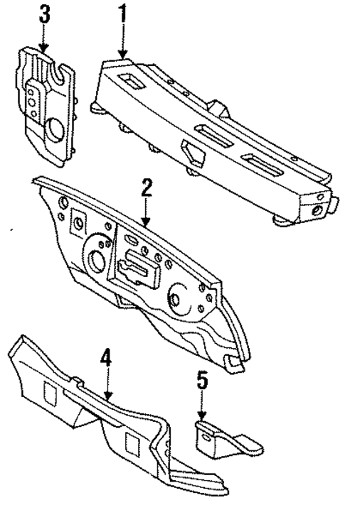 Cowl for 1995 Mercury Sable #0