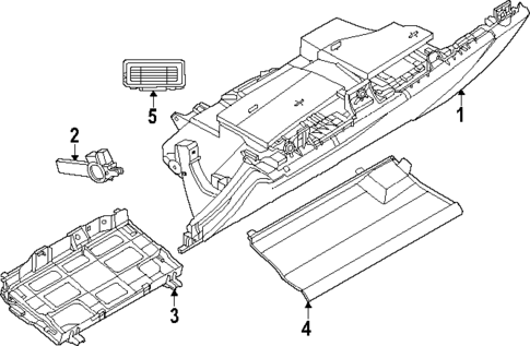 Glove Box for 2025 BMW X2 #0