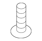 LR101428 - Body: Glove Box Assembly Screw for Land-Rover Image