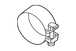18305A78B15 - Exhaust: Catalytic Converter Clamp for BMW Image