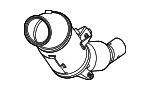18329798628 - Exhaust: Converter for BMW: 540i xDrive, 550e xDrive, 740i, 750e xDrive Image