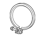 18325A0BF72 - Exhaust: Catalytic Converter Clamp for BMW Image