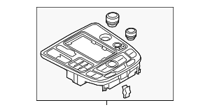 4G1919610F - Electrical: Infotainment Display Control Switch for Audi Image