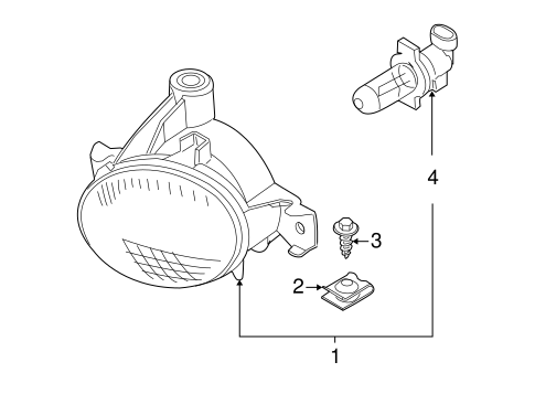 Bulbs - Chassis for 2008 BMW X5 #3