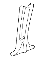 5JS80BD5AC - Body: Lower Pillar Trim for Dodge: Ram 1500, Ram 2500, Ram 3500 Image