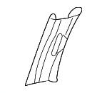 5JS78BD1AD - Body: Upper Pillar Trim for Dodge: Ram 1500, Ram 2500, Ram 3500 Image