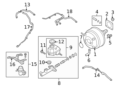 Components On Cowl for 2010 Hyundai Genesis Coupe #0