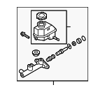 585102M510 - Body: Master Cylinder for Hyundai: Genesis Coupe Image