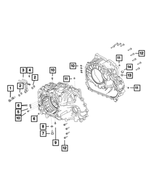 68225863AA - 6F24; 6-Speed; Automatic Transaxle: Oil Cooler Inlet Line for Mopar Image