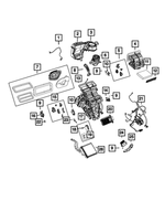 68538445AC - Air Conditioners and Heaters: Blower Motor Housing for Mopar Image