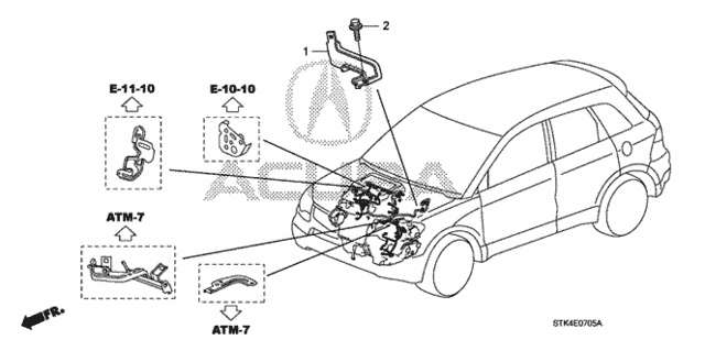 Engine Wire Harness Stay for 2007 Acura RDX #0