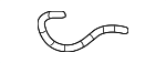 8866930050 - Body: Air Hose for Lexus: GS300, GS350, GS430, GS450h, GS460, IS F, IS250, IS350 Image