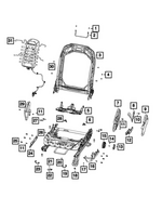 5072741AA - Interior Trim: Trim Screw for Mopar Image
