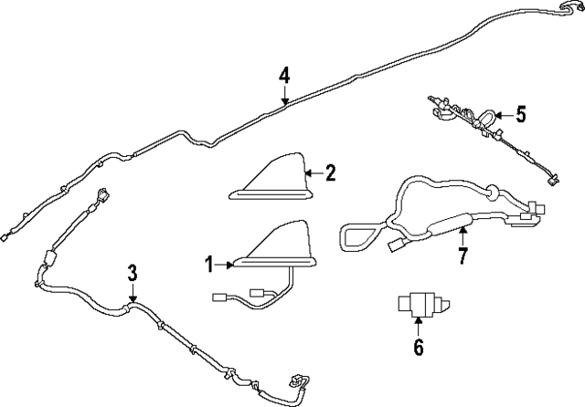 282437BA1A - : Antenna Cable for Nissan Image