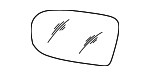 12365215 - Body: Mirror Glass for Chevrolet: Classic, Malibu | Oldsmobile: Cutlass Image