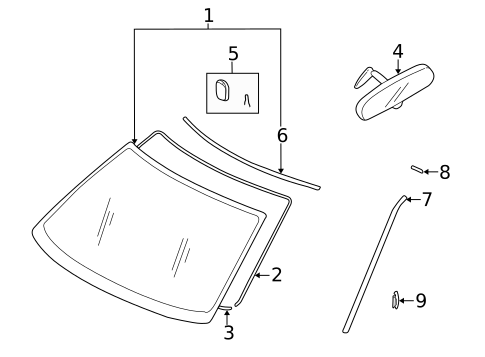 Reveal Moldings for 1999 Subaru Forester #0