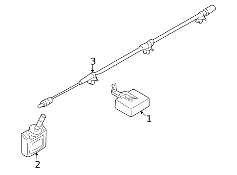Tire Pressure Monitor Components for 2004 INFINITI M45 #0