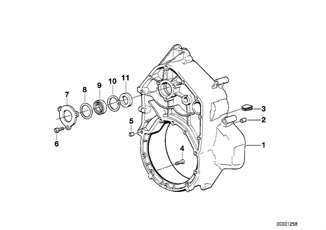 11141465037 - : Shaft Seal - 26-42-5.5/7 for BMW-Motorrad Image