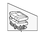 7932060640B0 - Body: Seat Cushion for Toyota: Land Cruiser Image