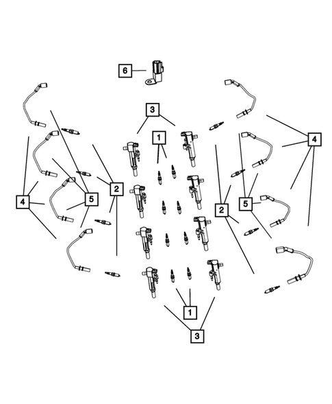 Ignition - Spark Plugs, Cables, Coils, and Glow Plugs for 2010 Dodge Ram 1500 #0