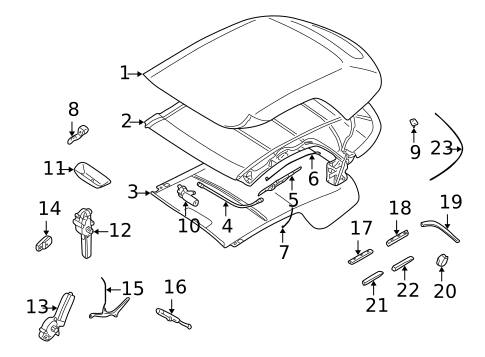 Cover & Components for 2002 Volvo C70 #0