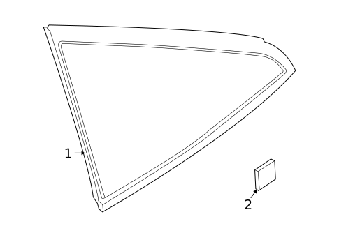 Glass & Hardware for 2008 INFINITI FX45 #0