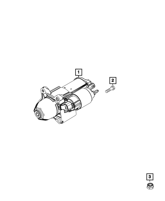 68563814AC - Electrical: Engine Starter for Mopar Image