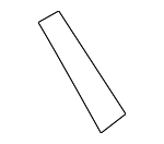 86383G3000 - Body: Black Out Tape for Hyundai: Elantra GT Image