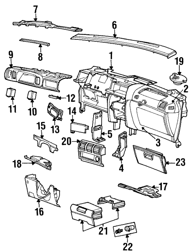 JS07PB7 - Body: Instrument Panel for Mopar Image